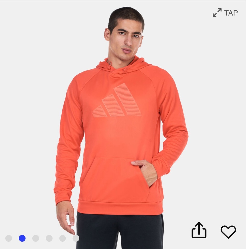 NWT! Adidas Men's Game And Go Big Logo Training Hoodie